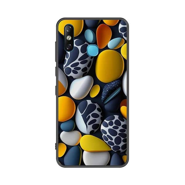 Premium Printed Metal Soft Border Shockproof Case for Infinix Smart 4