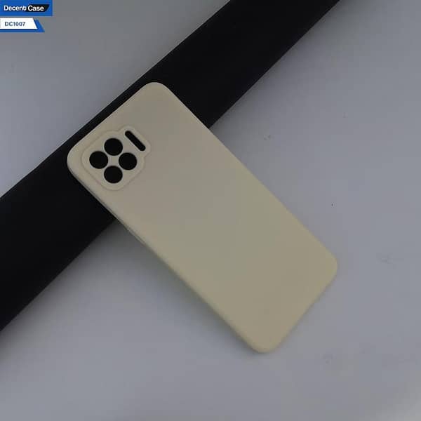 Liquid Silicone Soft Case with Camera Protection for Oppo F17 Pro