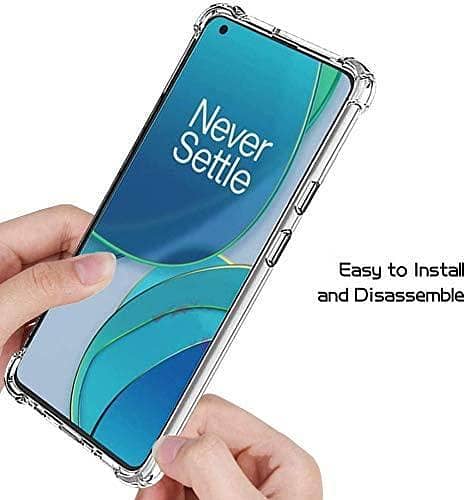 Transparent Soft Silicone Bumper Case for OnePlus 9 Pro