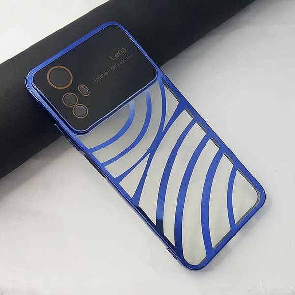 Soft Transparent Case for Xiaomi Redmi Note 12S with Electroplating Borders and Camera Lens Protection