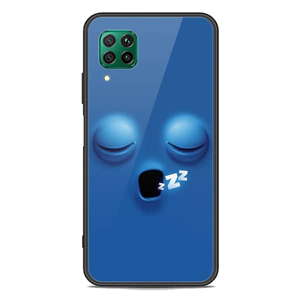 Huawei Nova 7i Premium Printed Glass Case with Soft Border