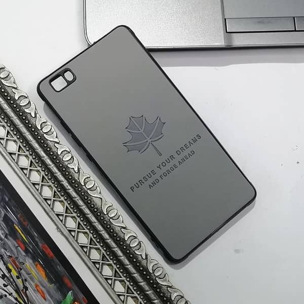 Shockproof Leather Texture Case for Huawei P8 Lite with Soft Border