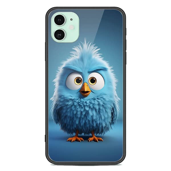 iPhone 11 Premium Printed Glass Case with Soft Bumper and Shock Proof Protection