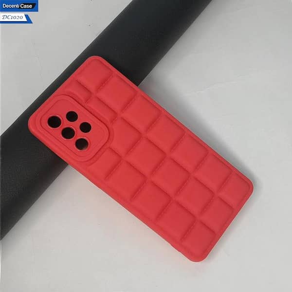 Soft Silicone Cube Puffer Case for Samsung Galaxy A52