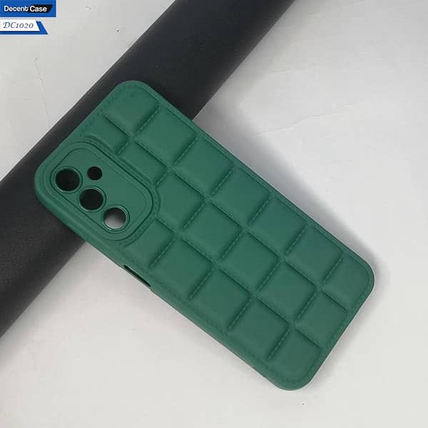 Soft Silicone Cube Puffer Case for Samsung Galaxy A14