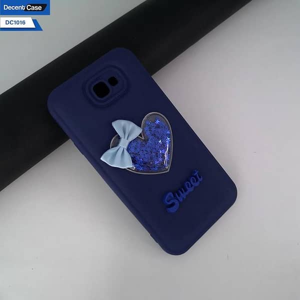 Samsung Galaxy J7 Prime 3D Love Heart & Bow Soft Case - Trendy Design