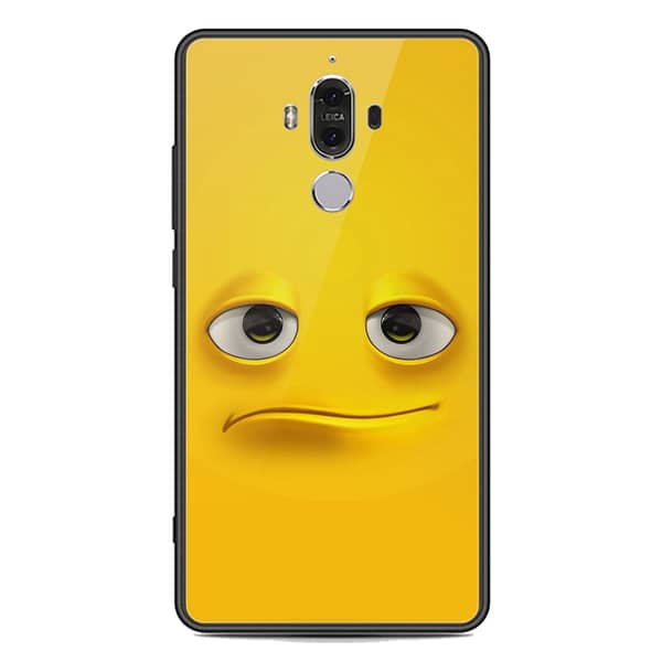 Premium Printed Glass Phone Case for Huawei Mate 9 with Soft Border