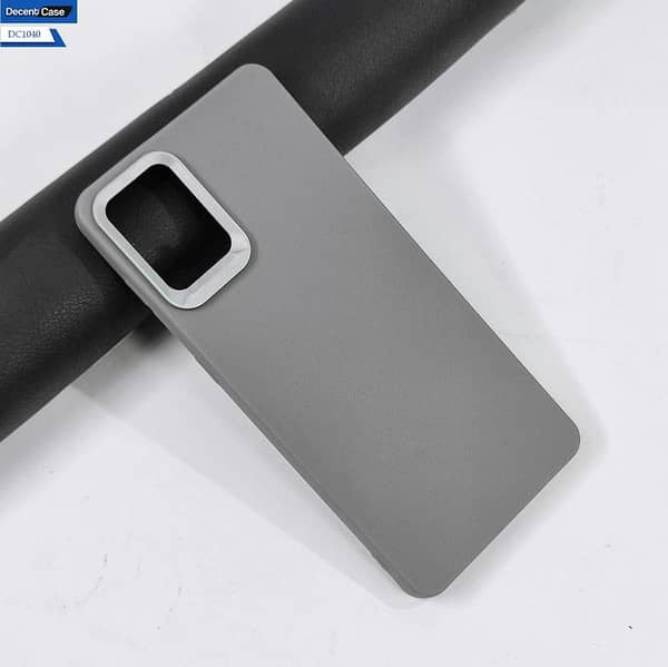 Gray Cover for Samsung Galaxy A52s 5G with Metal Camera Ring Protection
