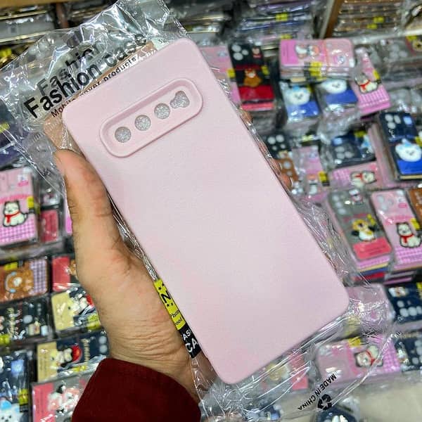 Classic Leather Texture Case for Samsung Galaxy S10 Plus - Pink