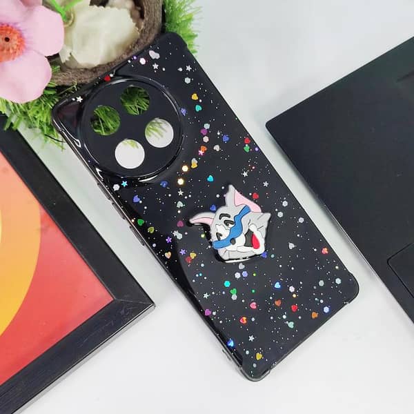 Tecno Camon 30S 3D Cartoon Case with Camera Guard