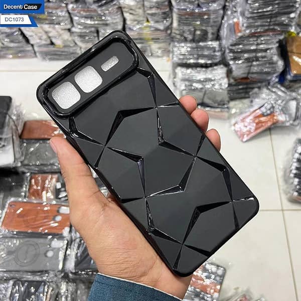 Infinix Smart 10 Plus back cover - Black - Premium Quality Phone Case With Camera Protection