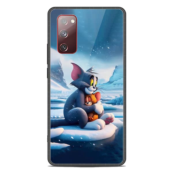 Samsung Galaxy S20 FE Premium Printed Glass Phone Case with Soft Border