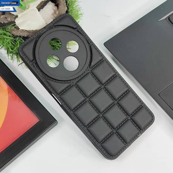 Xiaomi Poco C75 Black Cover - Premium Quality Case with 3D Embossed Texture