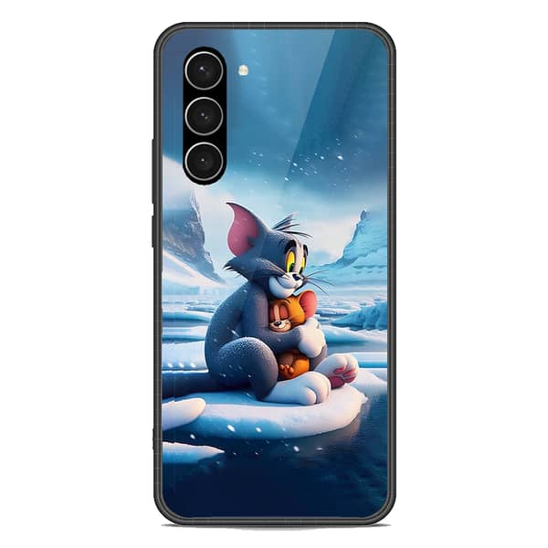 Samsung Galaxy S23 5G Premium Printed Glass Phone Case with Soft Border