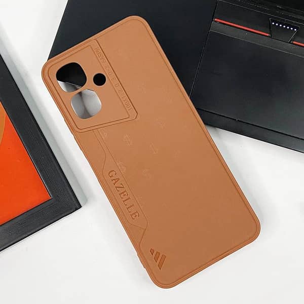 Adidas Gazelle Black Phone Case for Tecno Spark Go 2 - Brown