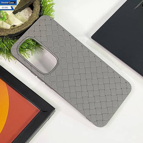 Stylish Woven Texture Back Cover for Tecno Spark 40 Pro Plus