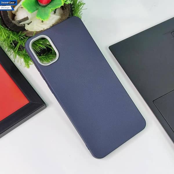 Samsung Galaxy A04 Gray Case with Metal Camera Ring Protection