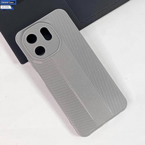 Infinix Smart 9 Gray Slim Fit Back Case