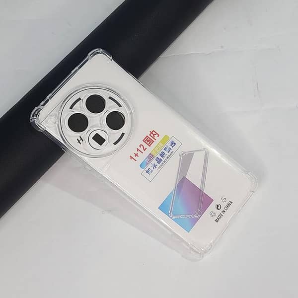 Soft Silicone Transparent Back Cover Case for OnePlus 12