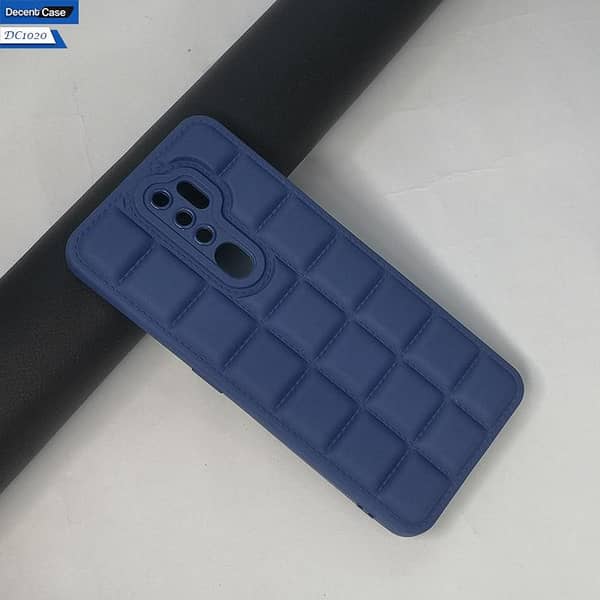 Oppo A9 2020 Soft Silicone Cube Puffer Case