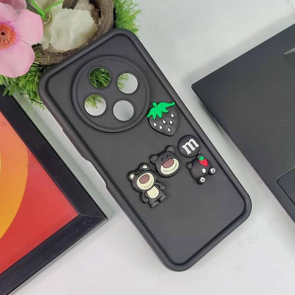 Cute 3D Cartoon Case for Tecno Spark 30C 4G with Camera Protection