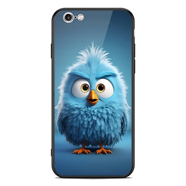 Premium Printed Glass Soft Bumper Case for iPhone 6 - Shock Proof