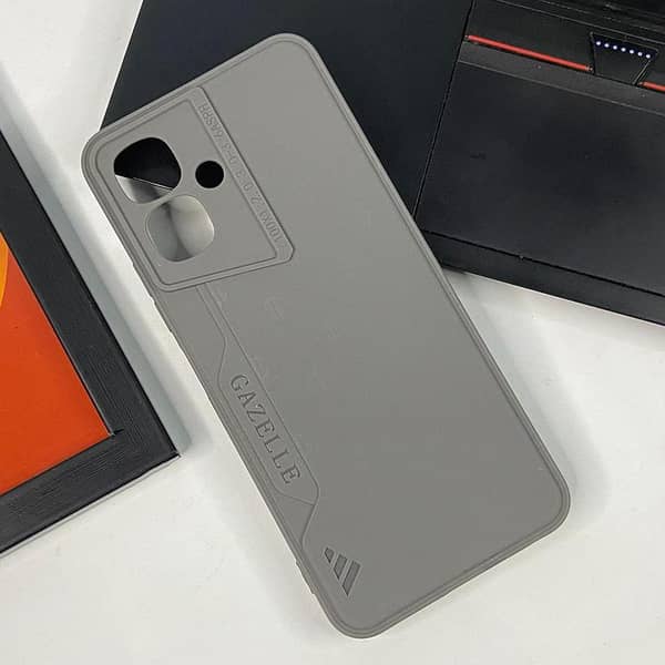 Adidas Gazelle Black Phone Case for Tecno Pop 10 - Gray