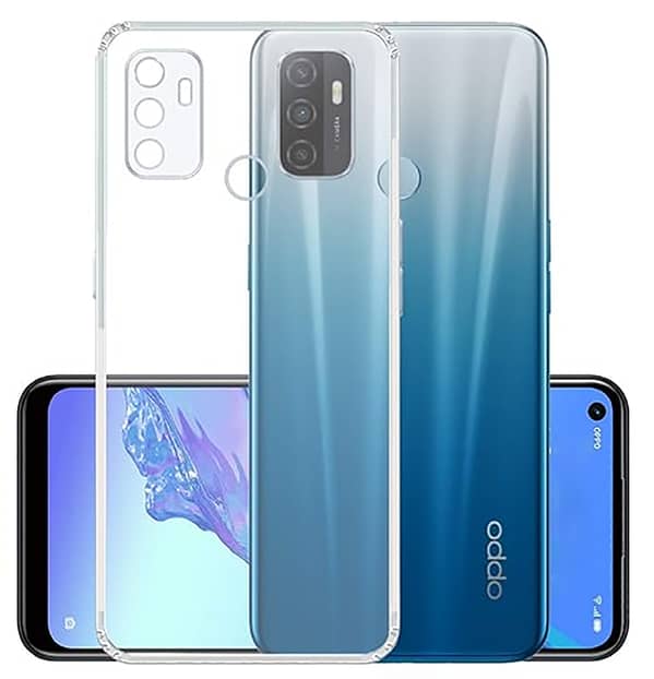 Soft Silicone Clear Case for Oppo A52