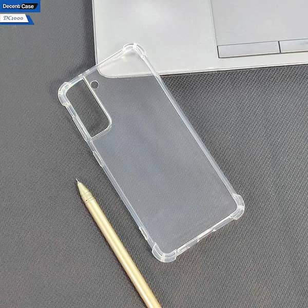 Samsung Galaxy S21 Soft 4D Silicone Clear Case with Open Camera Cutout