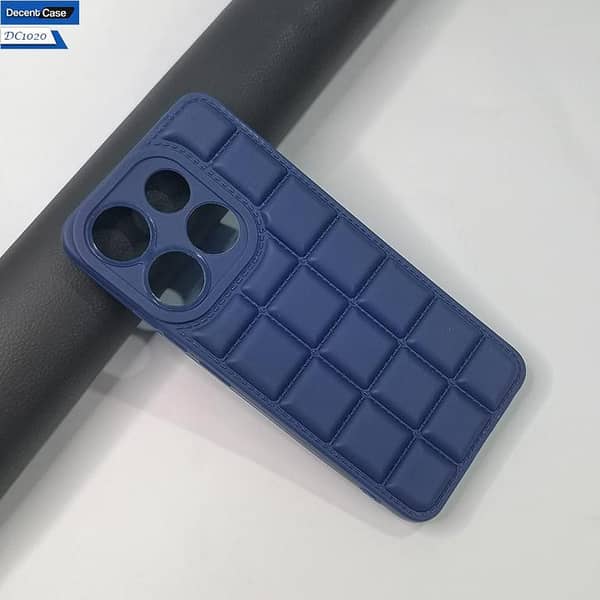 Soft Silicone Case for Infinix Smart 7 HD with Puffer Back Design