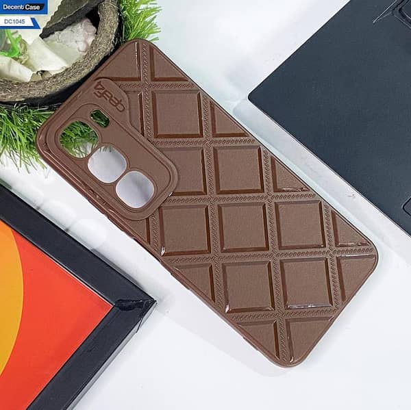 Infinix Hot 60 Shockproof Square Design Phone Case - 60 Anti-Fall Back Cover