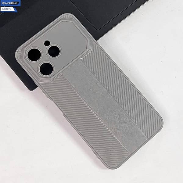 Tecno Spark 40 Gray Slim Fit Back Case