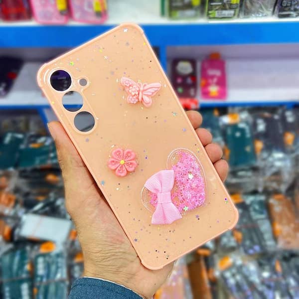 Cute 3D Butterfly Case for Samsung Galaxy A25 in Pink