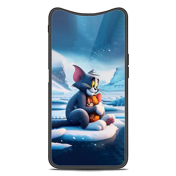 Oppo Find X Premium Printed Glass Phone Case with Soft Border