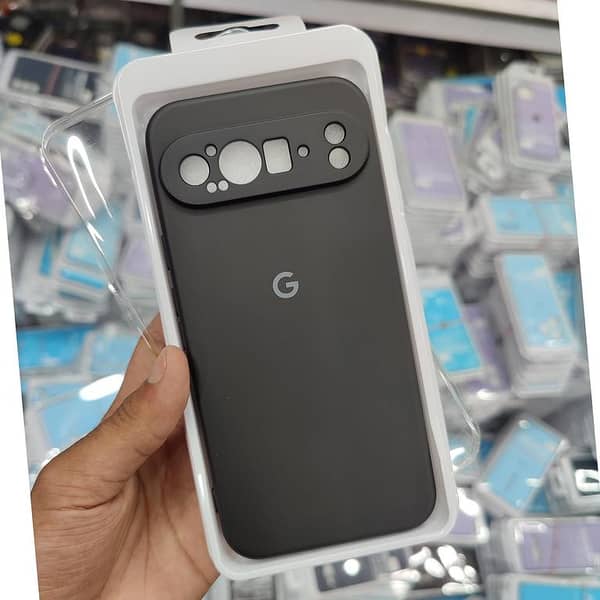 Official Silicone Case for Google Pixel 9 Pro XL with Logo - Premium Quality