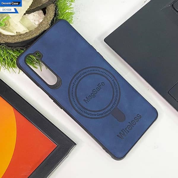 OnePlus Nord Blue Back Cover - Soft Leather Feel