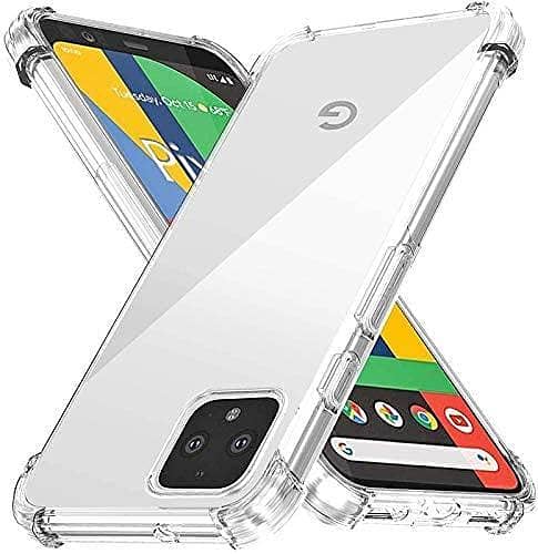 Google Pixel 4 Soft Silicone Transparent Shockproof Bumper Case