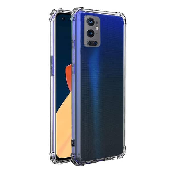 OnePlus 9 Soft Silicone Transparent Shockproof Bumper Case