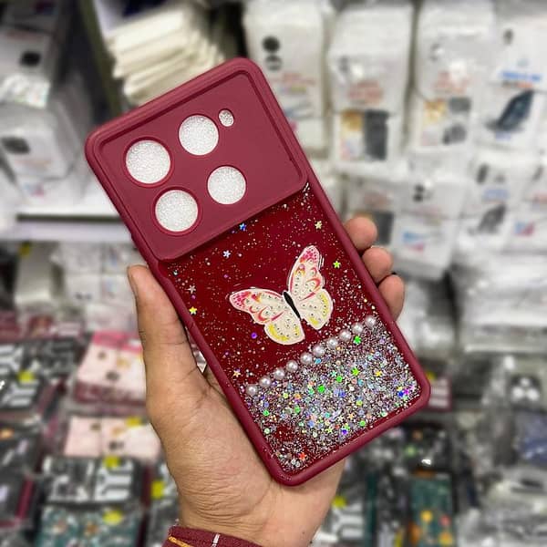 Premium Red Cover for Oppo A78 4G with Camera Protection for Girls