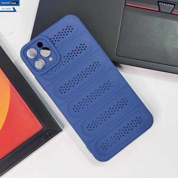 Blue Mesh Grid Soft Case for iPhone 11 Pro Max