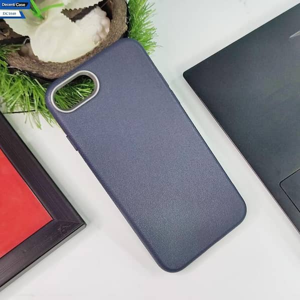 Blue Premium Case with Metal Camera Ring for iPhone 8 and 7