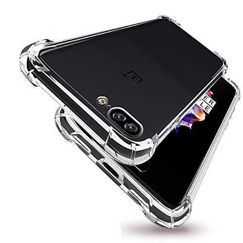 Transparent Silicone Shockproof Bumper Case for OnePlus 5