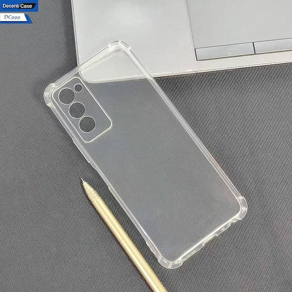 Transparent Silicone Case for Tecno Camon 18T with Camera Protection