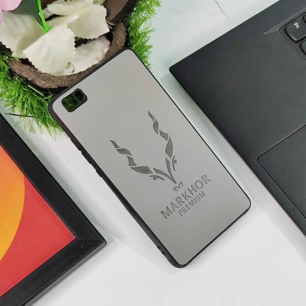 Shockproof Leather Texture Case for Huawei P8 Lite – Brown with Soft Borders