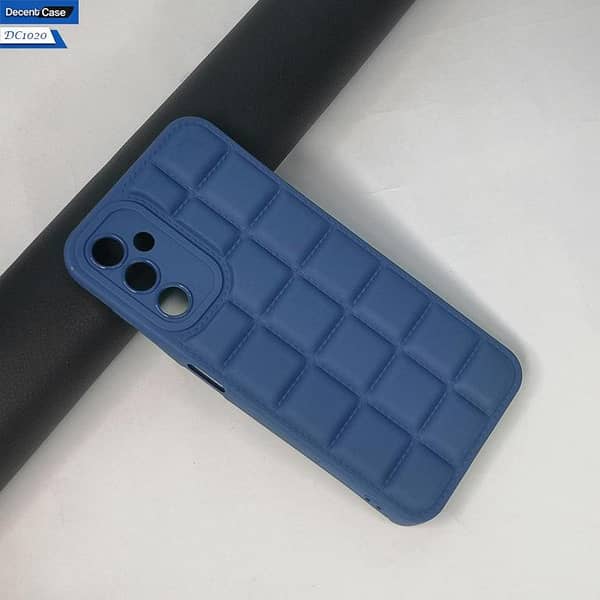 Soft Silicone Cube Puffer Back Case for Samsung Galaxy A54
