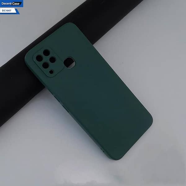 Liquid Silicone Soft Case with Camera Protection for Infinix Hot 10s