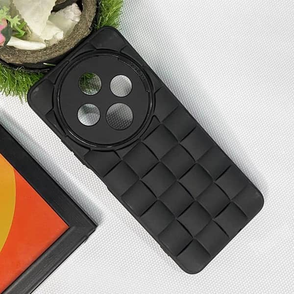 Xiaomi Redmi 14C Blue Cover - Premium Quality Case with 3D Embossed Texture