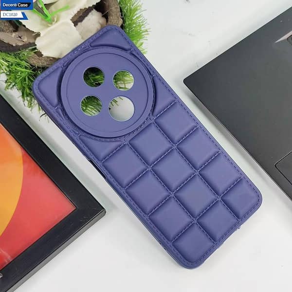 Xiaomi Redmi A4 Soft Silicone Cube Puffer Case