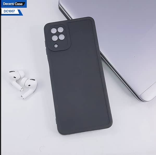 Liquid Silicone Soft Case for Samsung Galaxy A12 with Camera Protection