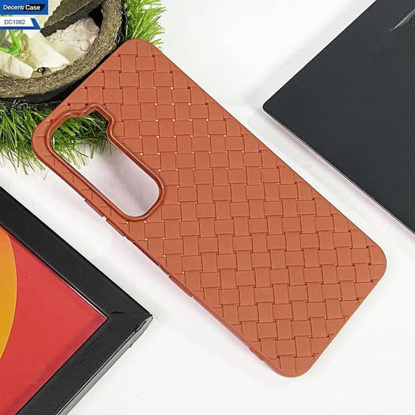 Stylish Woven Texture Back Cover for Infinix Hot 60i